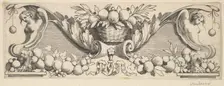 Headband: Basket of Fruit. Creator: Claude Mellan