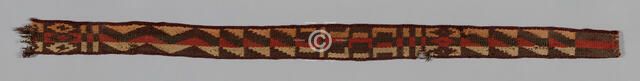 Headband or Belt Fragments, Peru, A.D. 1476/1532. Creator: Unknown.