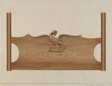 Headboard, c. 1937. Creator: James M. Lawson