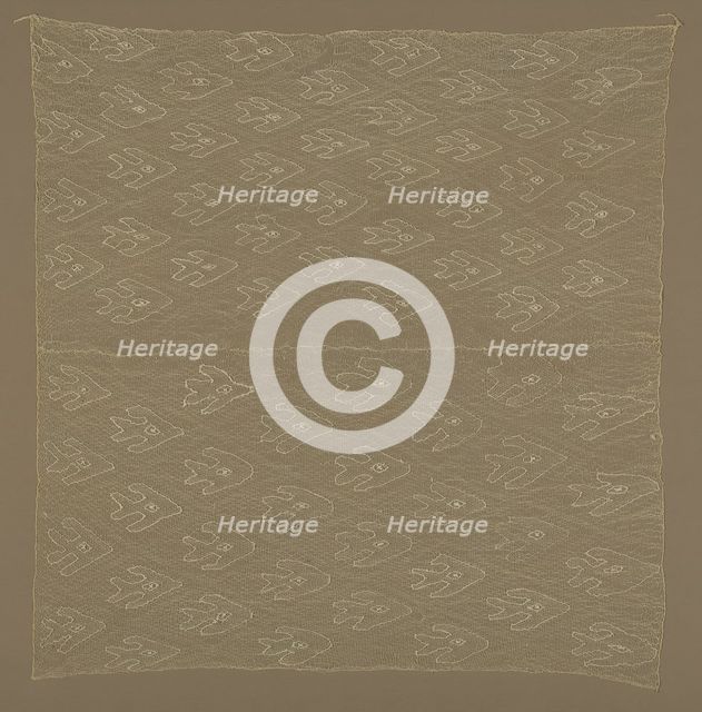 Headcloth, Peru, 1000/1476. Creator: Unknown.
