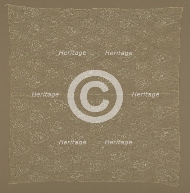 Headcloth, Peru, 1000/1476. Creator: Unknown.