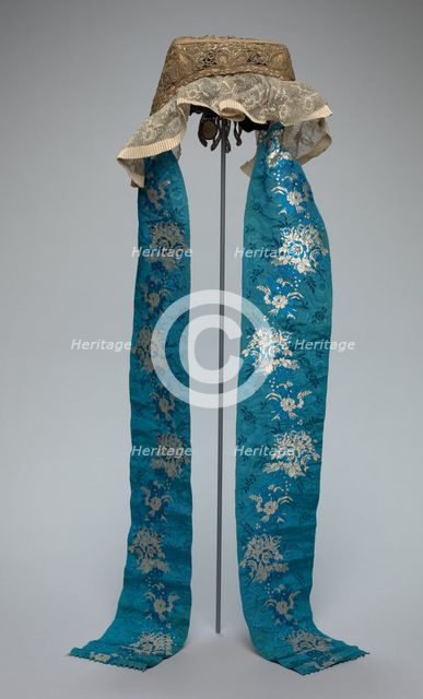 Headdress, 1700s. Creator: Unknown.