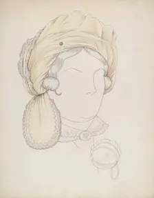 Headdress, 1935/1942. Creator: Eva Noe