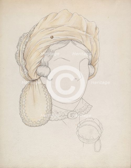 Headdress, 1935/1942. Creator: Eva Noe.