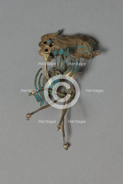 Headdress Ornament, 1700s or 1800s. Creator: Unknown.