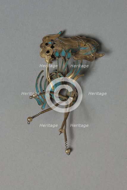 Headdress Ornament, 1700s or 1800s. Creator: Unknown.
