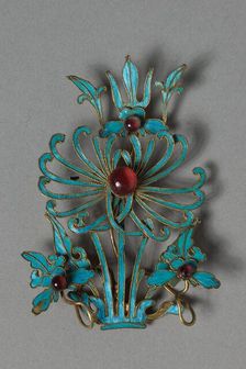 Headdress Ornament, 1800s-1900s. Creator: Unknown