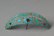 Headdress Ornament, 1800s-1900s. Creator: Unknown