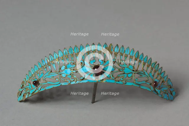 Headdress Ornament, 1800s-1900s. Creator: Unknown.