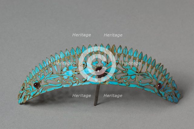 Headdress Ornament, 1800s-1900s. Creator: Unknown.