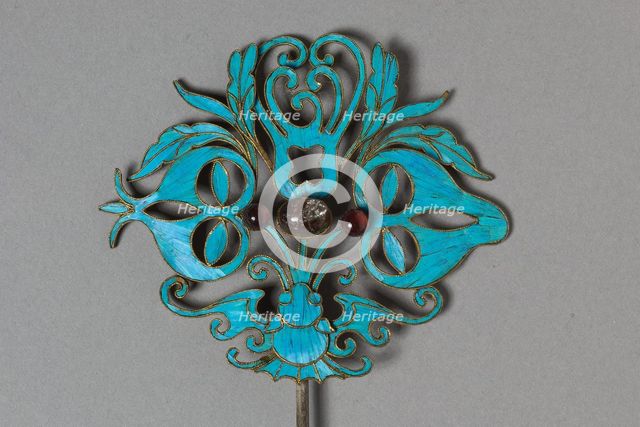 Headdress Ornament, 1800s-1900s. Creator: Unknown.