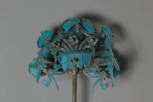 Headdress Ornament, 1800s-1900s. Creator: Unknown