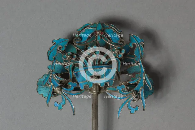 Headdress Ornament, 1800s-1900s. Creator: Unknown.