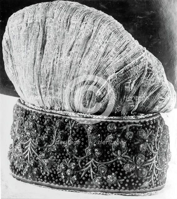 Headdress, Austria, 19th century. Creator: Unknown.