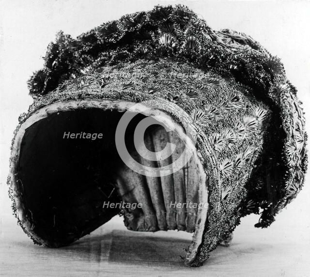 Headdress, Austria, 19th century. Creator: Unknown.