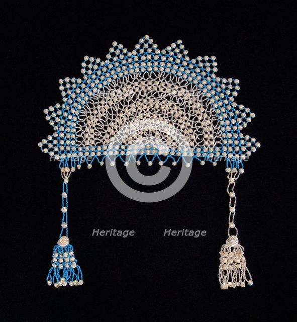 Headdress, American, ca. 1860. Creator: Unknown.