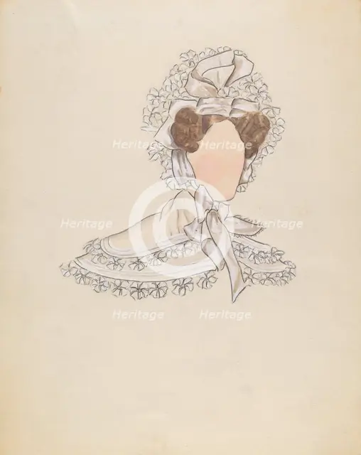 Headdress and Collar, c. 1936. Creator: Dorothy Gernon.