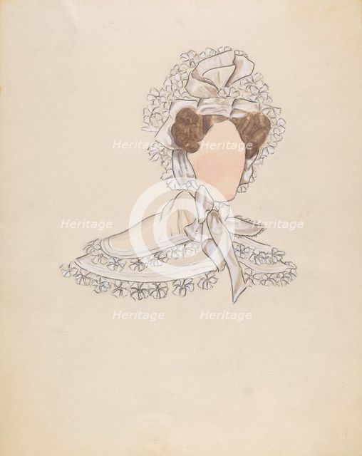 Headdress and Collar, c. 1936. Creator: Dorothy Gernon.