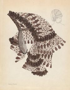 Headdress, c. 1937. Creator: Nancy Crimi