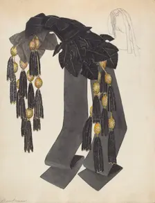 Headdress, c. 1937. Creator: Bessie Forman