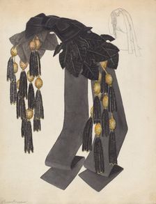 Headdress, c. 1937. Creator: Bessie Forman