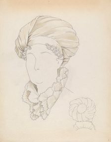 Headdress, c. 1937. Creator: Eva Noe
