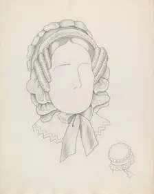 Headdress, c. 1937. Creator: Eva Noe