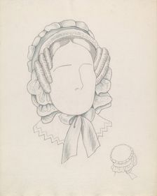 Headdress, c. 1937. Creator: Eva Noe
