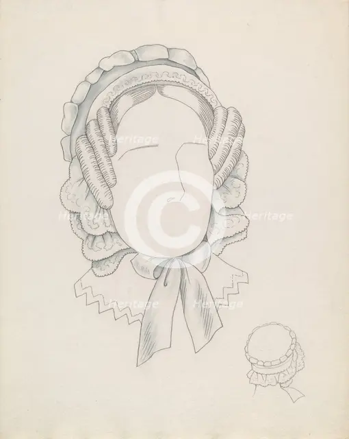 Headdress, c. 1937. Creator: Eva Noe.