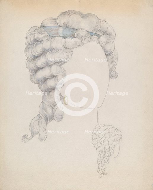 Headdress, c. 1937. Creator: Eva Noe.