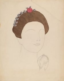 Headdress, c. 1937. Creator: Eva Noe