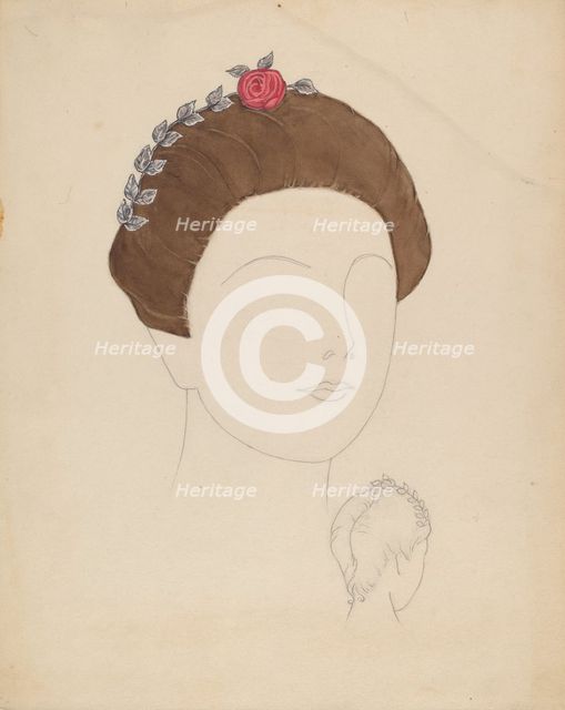Headdress, c. 1937. Creator: Eva Noe.