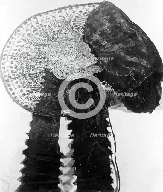 Headdress, Germany, 19th century. Creator: Unknown.