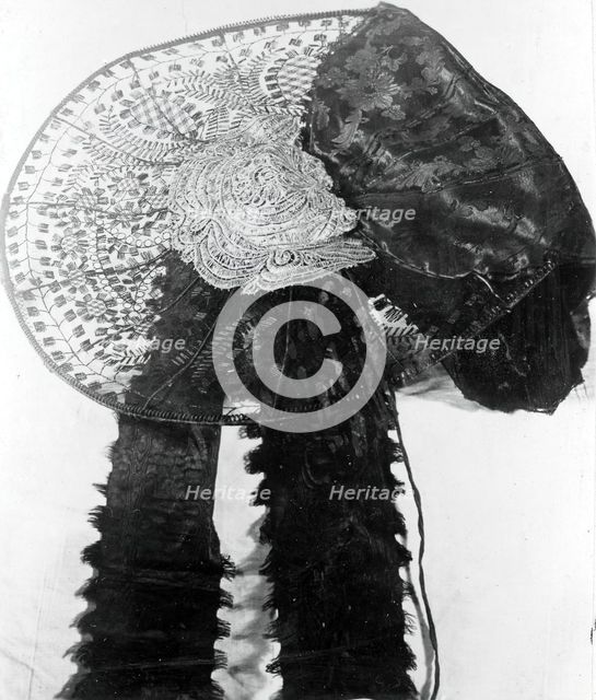 Headdress, Germany, 19th century. Creator: Unknown.