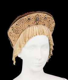 Headdress, Russian, 1790-1810. Creator: Unknown
