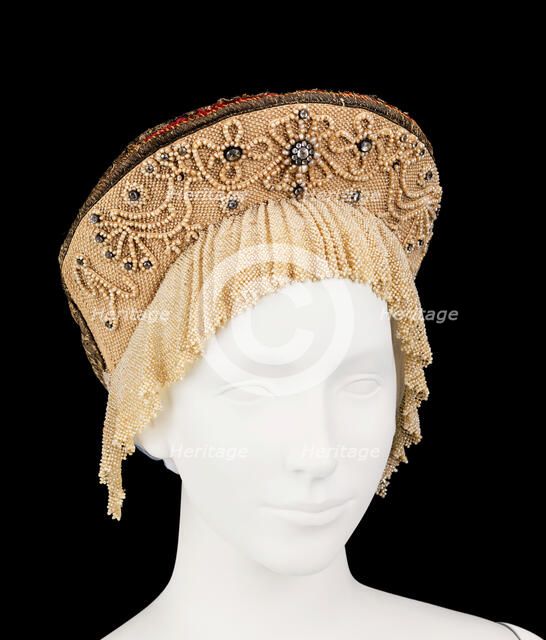 Headdress, Russian, 1790-1810. Creator: Unknown.