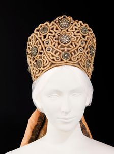 Headdress, Russian, 1795-1805. Creator: Unknown