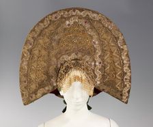 Headdress, Russian, 1800-1880. Creator: Unknown