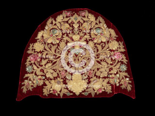 Headdress, Russian, fourth quarter 18th century. Creator: Unknown.