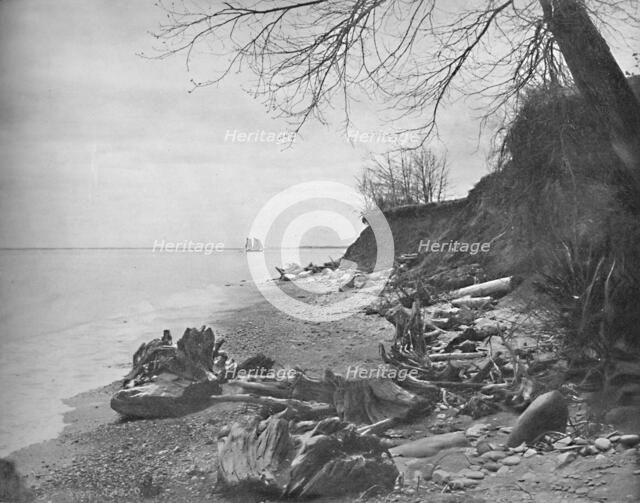 'Heading for the Shore, Lake Michigan', c1897. Creator: Unknown.