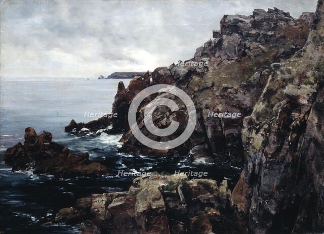 'Headland of Raz', 1884. Artist: Emmanuel Lansyer