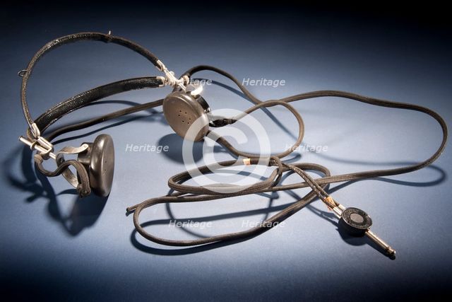 Headphones, Radio, Lockheed Sirius "Tingmissartoq", Lindbergh, 1931-1933. Creator: Pan American World Airways.
