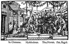 Headpiece from Thomas More's Utopia, 1518