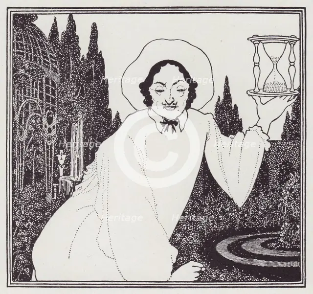 Headpiece to The Pierrot of the Minute, 1897. Creator: Aubrey Beardsley.