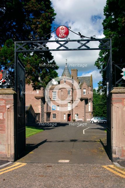 Headquarters of the Royal Highland Regiment, Perth, Scotland. Creator: Peter Thompson.