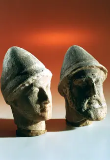 Heads of dignitaries, Kerkouane, Tunisia, 3rd century BC
