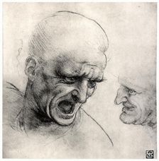 Heads of Warriors 1503-1505. Artist: Leonardo da Vinci