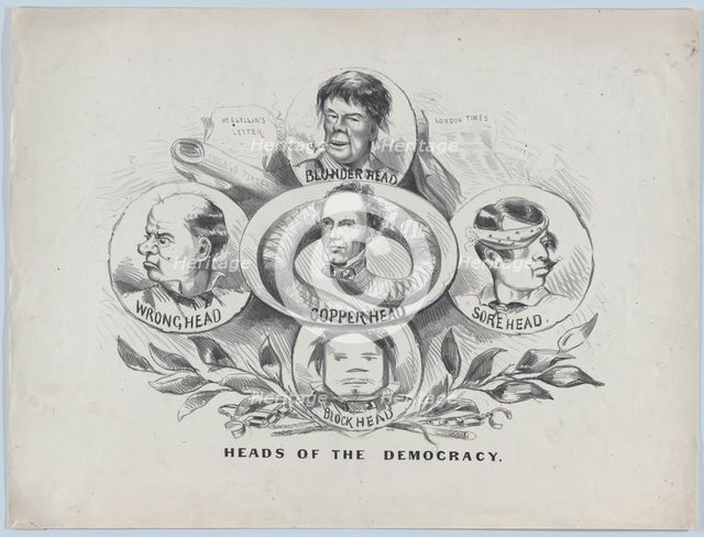 Heads of the Democracy, 1864., 1864.