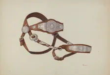 Headstall, c. 1940. Creator: Hal Blakeley
