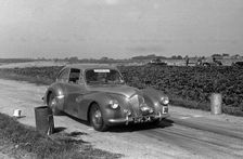 Healey Elliott competing in the Felixtowe Rally, 1952. Creator: Unknown